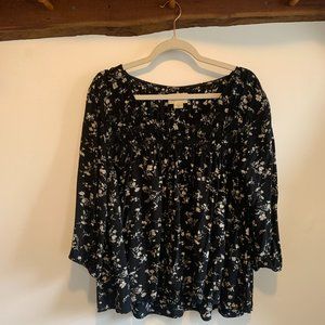 Ralph Lauren Floral Patterned button-up Blouse